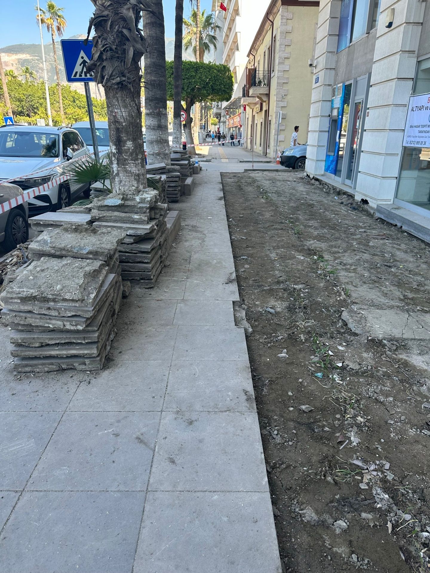 Altyapı ve drenaj hattı hazırlığı